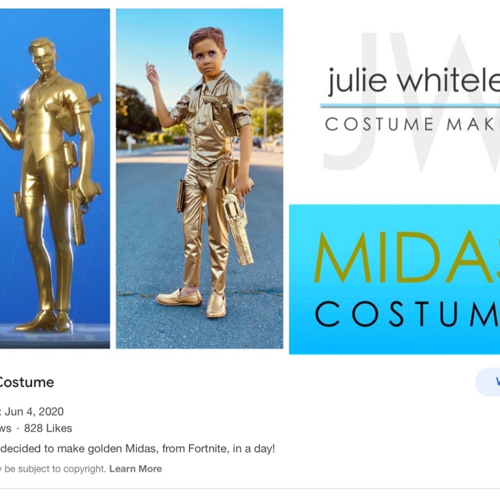 Boys Midas Fortnite costume